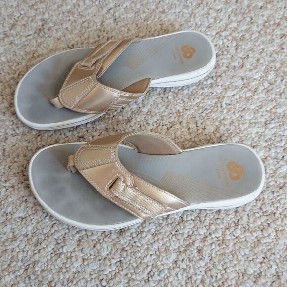 CLARKS Cloudsteppers Brinkley Jazz Sandals size 7M - Picture 3 of 13